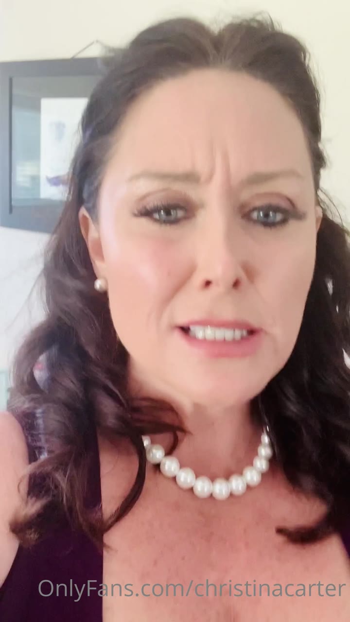 Exposed nan Christina Carter masturbating Exclusive full vid