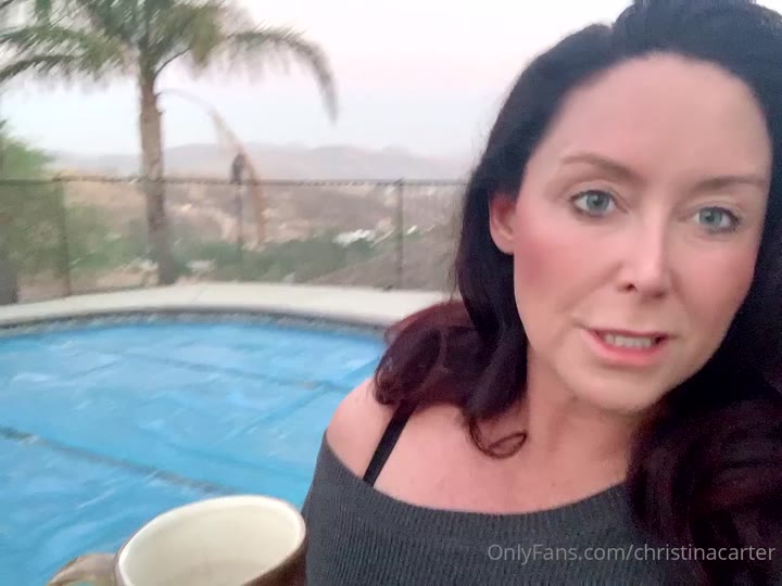 Sensational dangly Christinacarter nude boobs