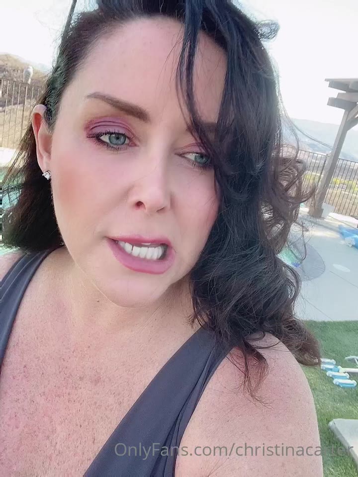 gossip Sweating Christina Carter dildo