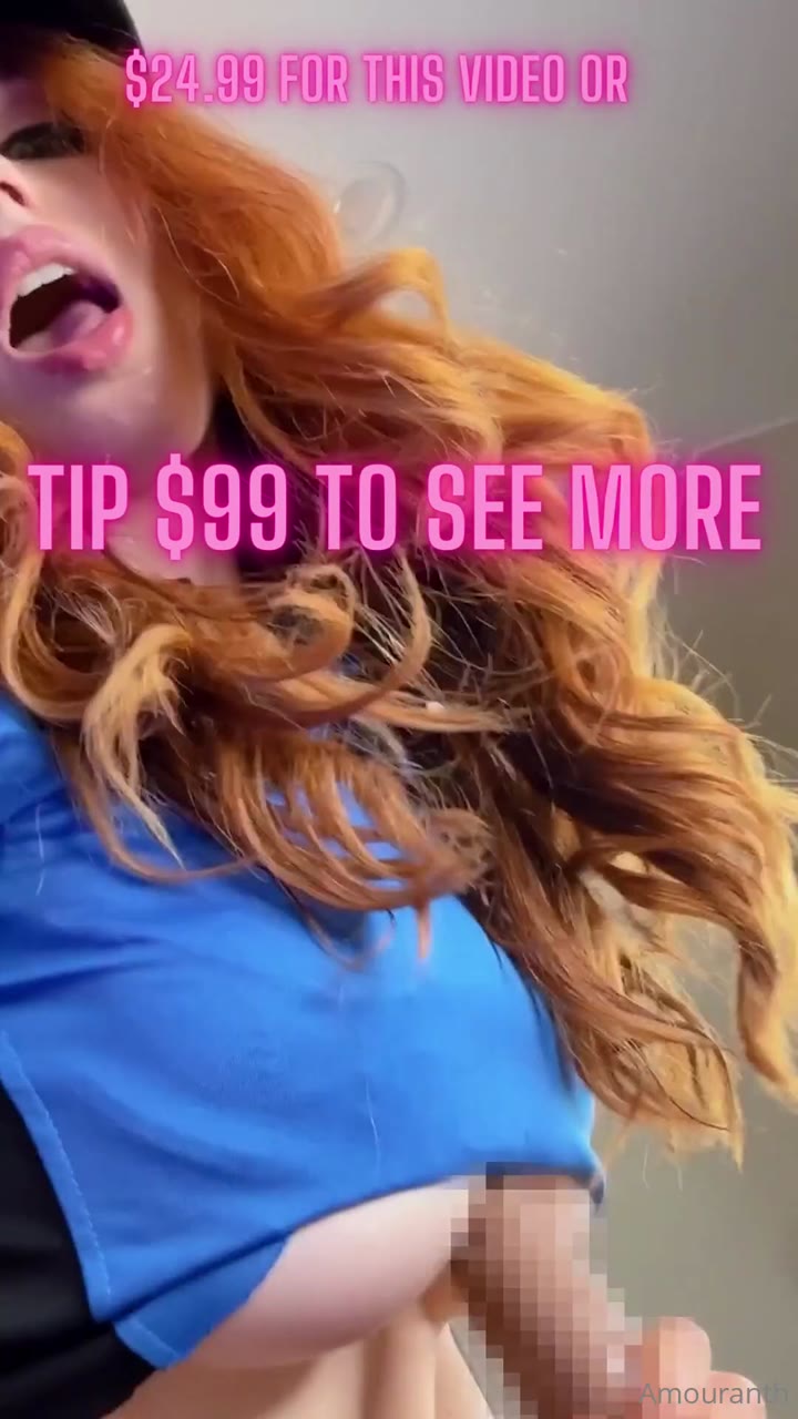 lonely Dripping Redhead Beauty Amouranth nude leaks onlyfans