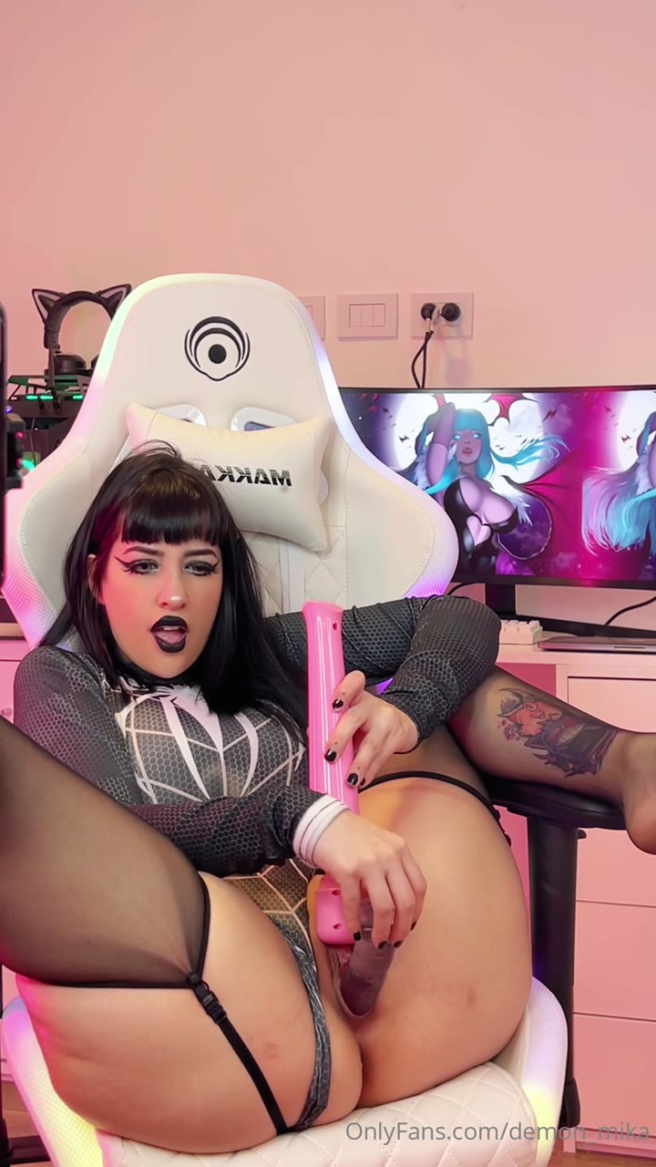 Sensational prima Big ass Demonmika nude tits