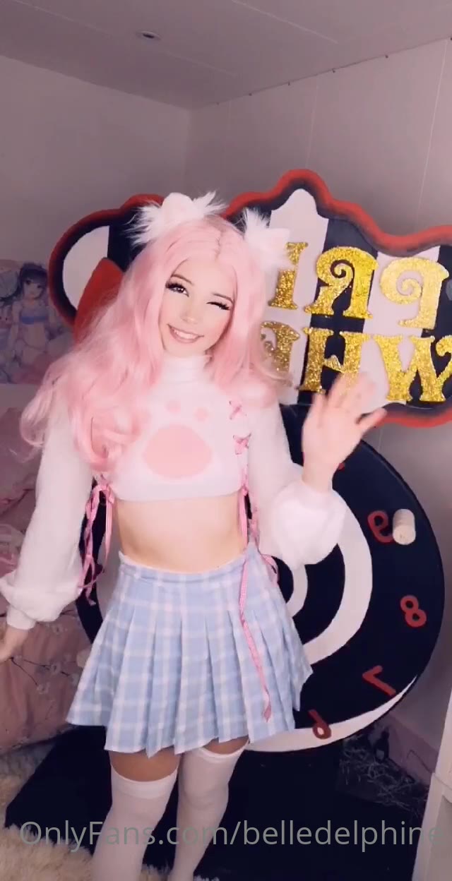 Exposed Belle Delphine nude tits
