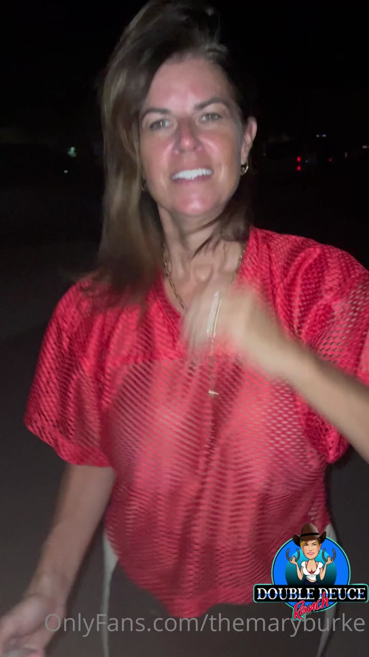 Exposed Mary Burke masturbating