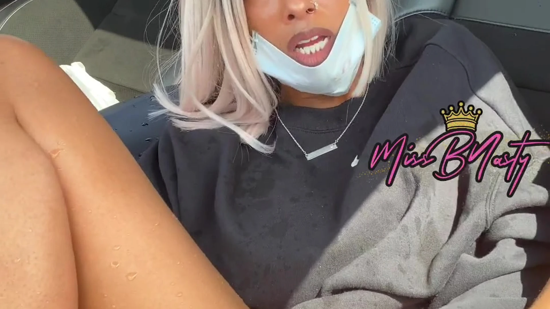 amazing Miss B Nasty pussy Exposed