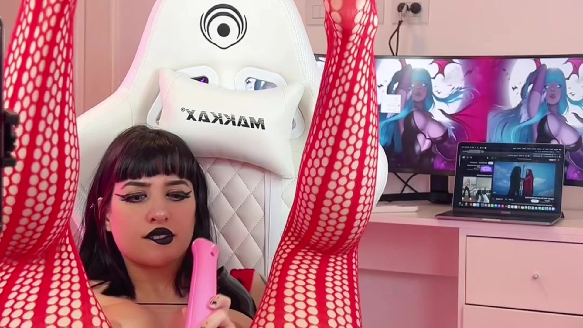 Sensational slit Demonmika leaked nudex EXPOSED