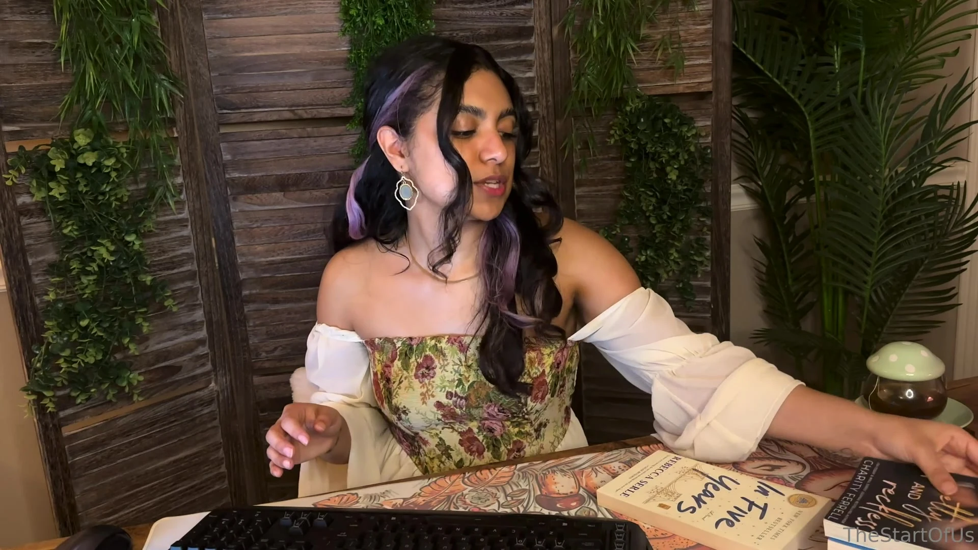 Sensational dangly LilyKawaii sexy