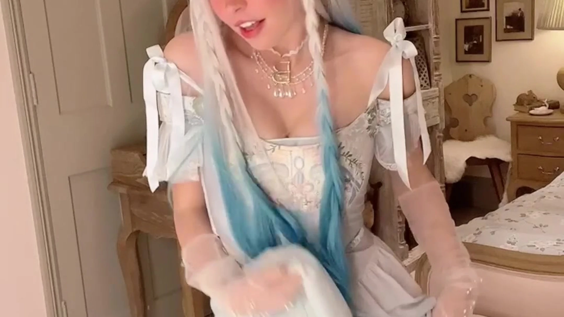 obscene Belle Delphine nude tits Exclusive full vid