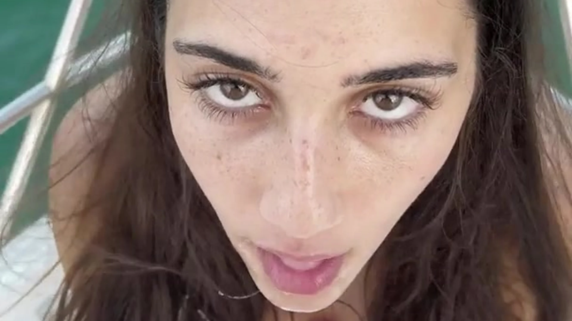 smexy Skinny Izzy Green masturbating penetrated Exposed