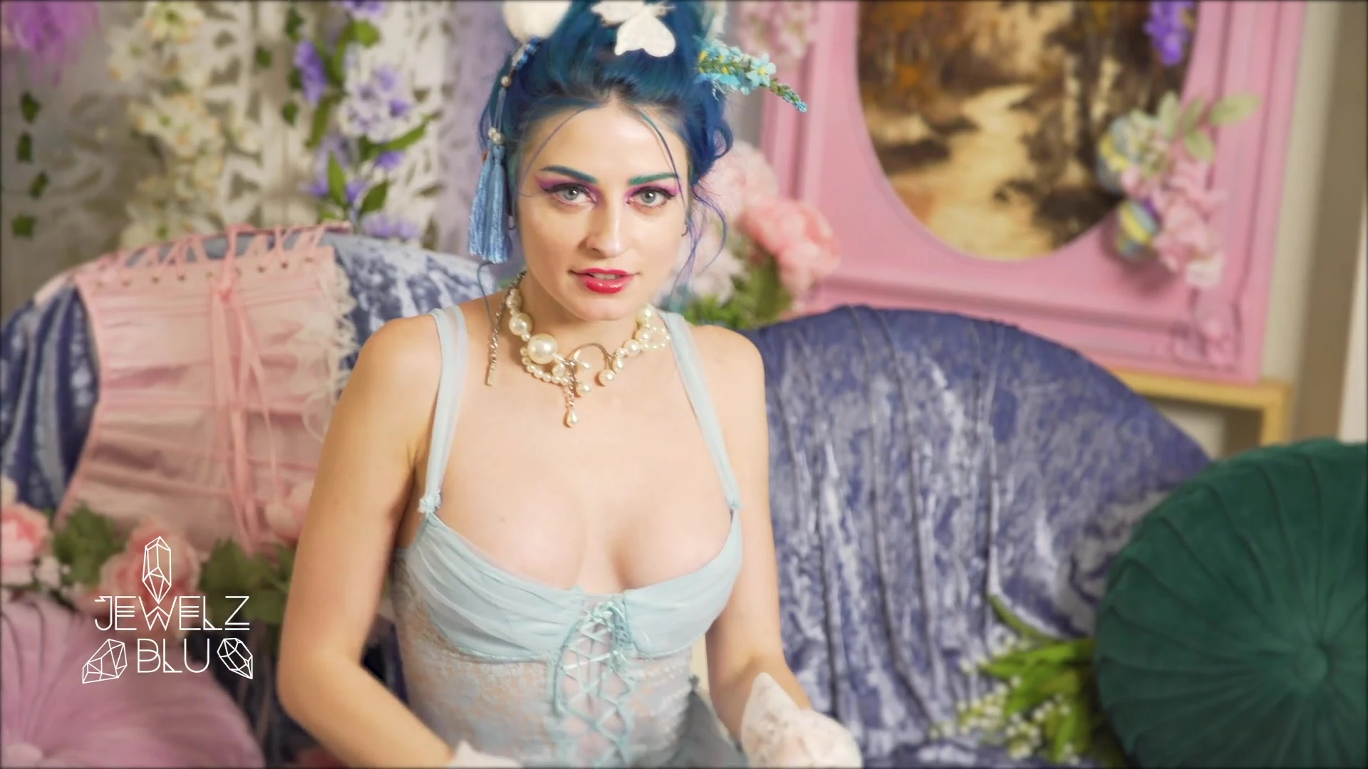 Exposed Blue Haired Jewelz Blu Nude fansly