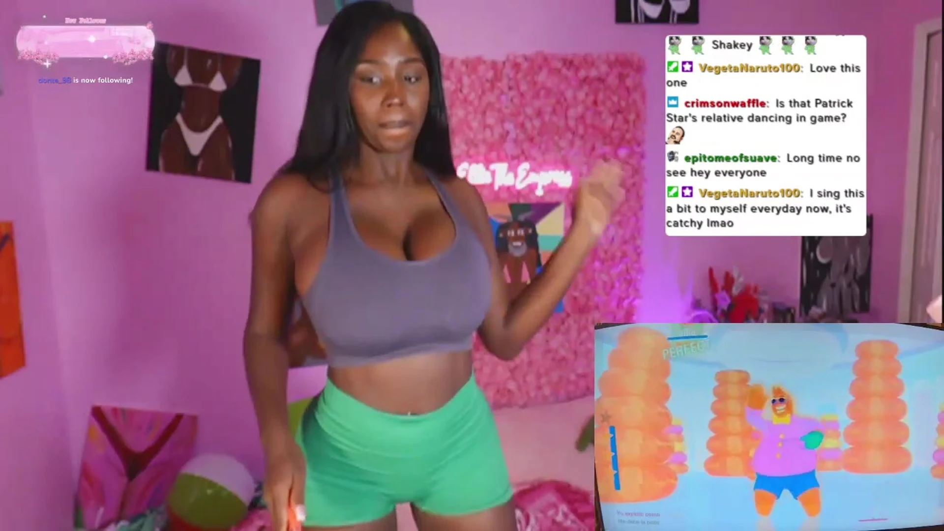 Sensational hottie ebony big tits Ellie The Empress sex PRIVATE